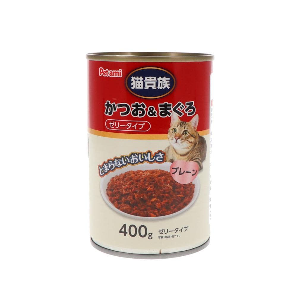 Ｐｅｔａｍｉ　猫貴族　かつお＆まぐろ　プレーン　４００ｇ　近畿・中四国・九州用