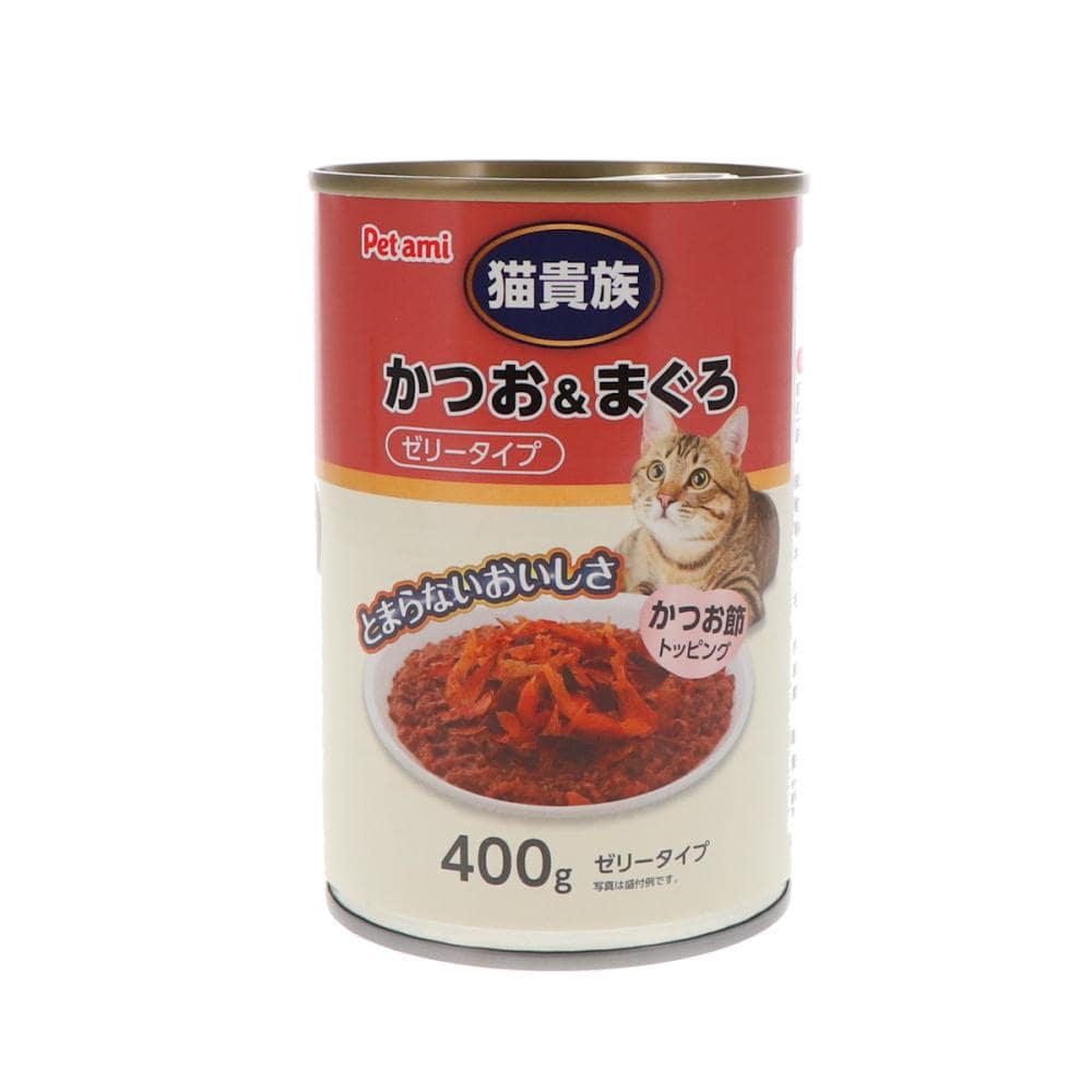 Ｐｅｔａｍｉ　猫貴族　かつお＆まぐろ　かつお節入り　４００ｇ　近畿・中四国・九州用