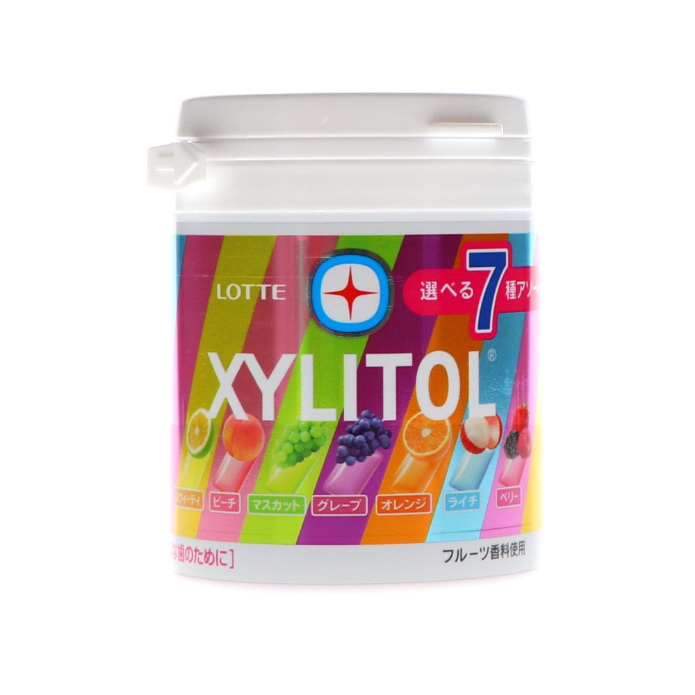 ロッテ　キシリトールガム　７種アソートボトル　１３３ｇ