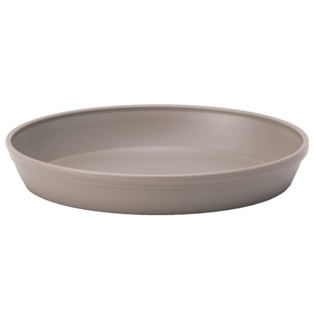 大和プラスチック　鉢皿　アイコンプレート　１８型　グレー