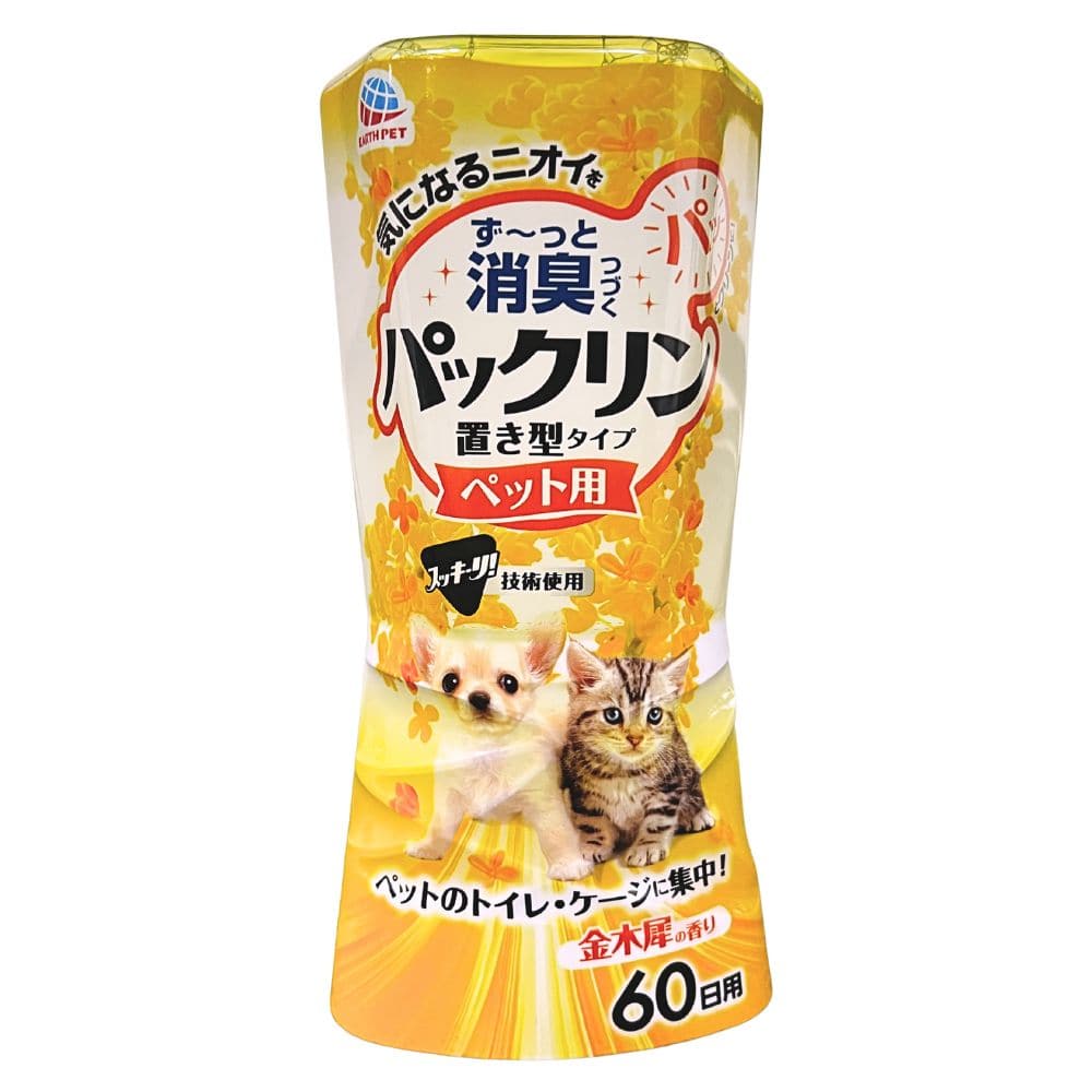 アースペット　パックリン　ペット用　置き型タイプ　金木犀の香り　４００ｍＬ　６０日用