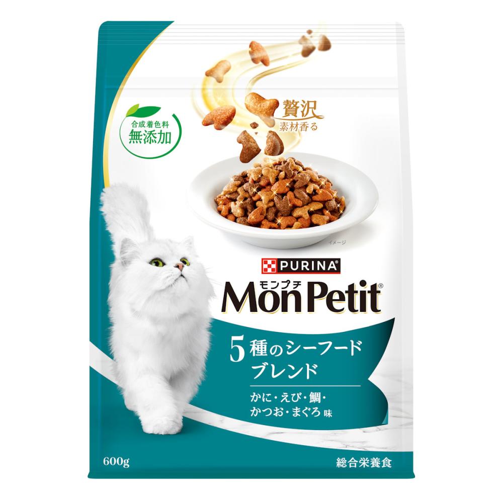 モンプチバッグ　ドライ　５種のシーフードブレンド　６００ｇ