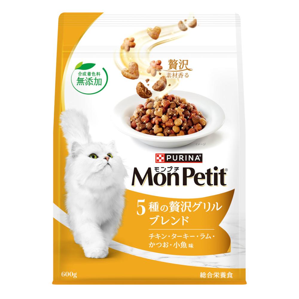モンプチバッグ　ドライ　５種の贅沢グリルブレンド　６００ｇ