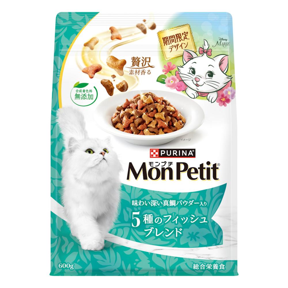 モンプチバッグ　ドライ　味わい深い真鯛パウダー入り　５種のフィッシュブレンド　６００ｇ