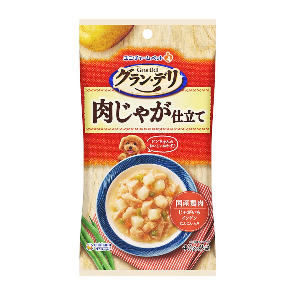 グランデリ　パウチ　肉じゃが仕立て　４０ｇ×３袋