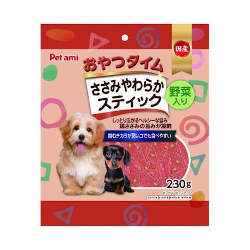 Ｐｅｔａｍｉ　ささみやわらかスティック　野菜入り　２３０ｇ