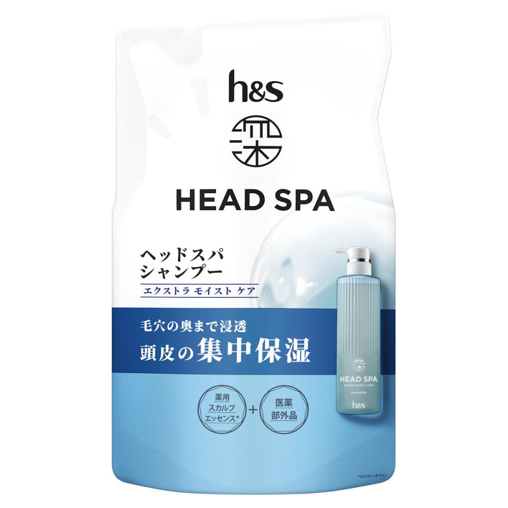 Ｐ＆Ｇ　深ヘッドスパ　ｂｙ　ｈ＆ｓ　エクストラモイストケア　シャンプー　詰め替え用　　３５０ｇ