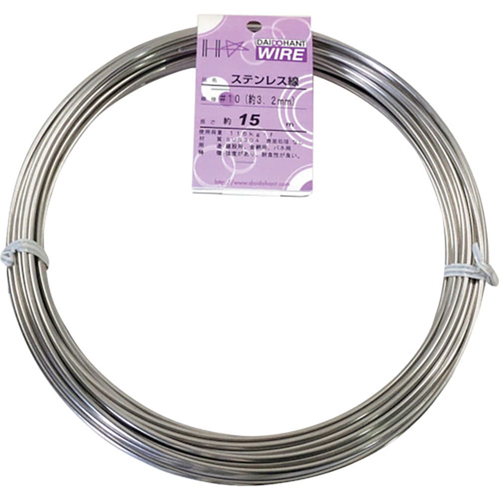 ＤＡＩＤОＨＡＮＴ　ステンレス線　１ｋｇ巻　＃１０　５７２１９＿