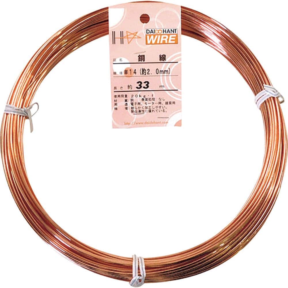 ＤＡＩＤОＨＡＮＴ　銅線　１ｋｇ巻　＃１４　５８０８２＿