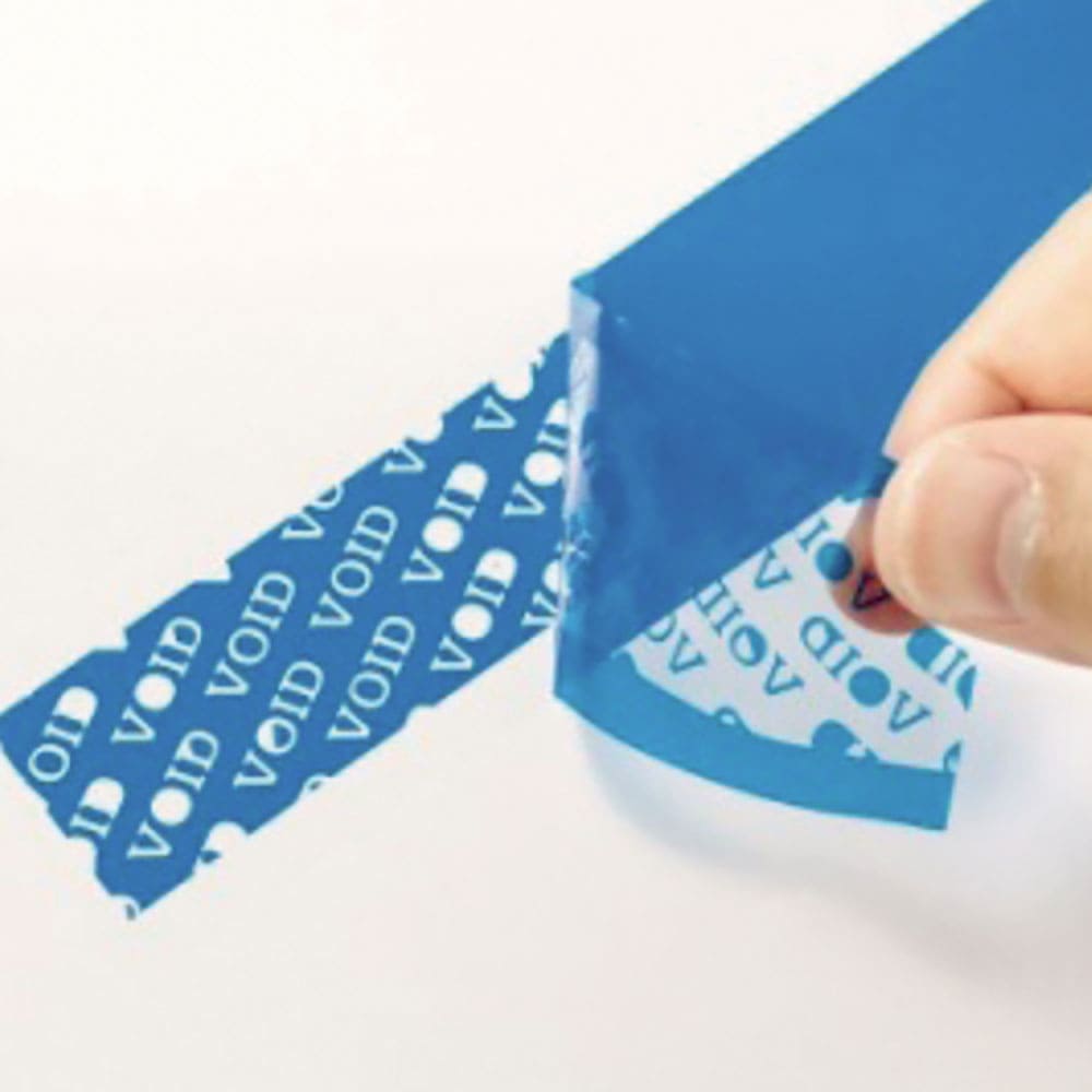 シモジマ　セキュリティテープ　ＶＯＩＤブルー　３５×５０　２０００４２１＿