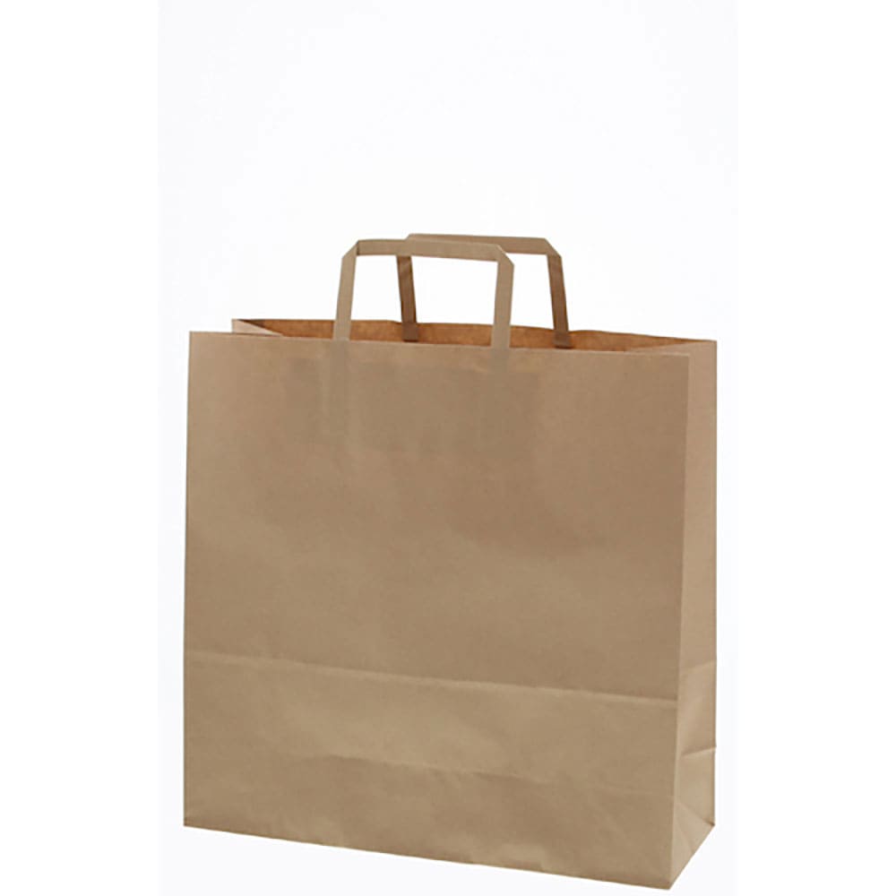 ＨＥＩＫＯ　手提げ紙袋　２５チャームバッグ　平手　３才　未晒無地　５０枚入り　３２６２５２１＿