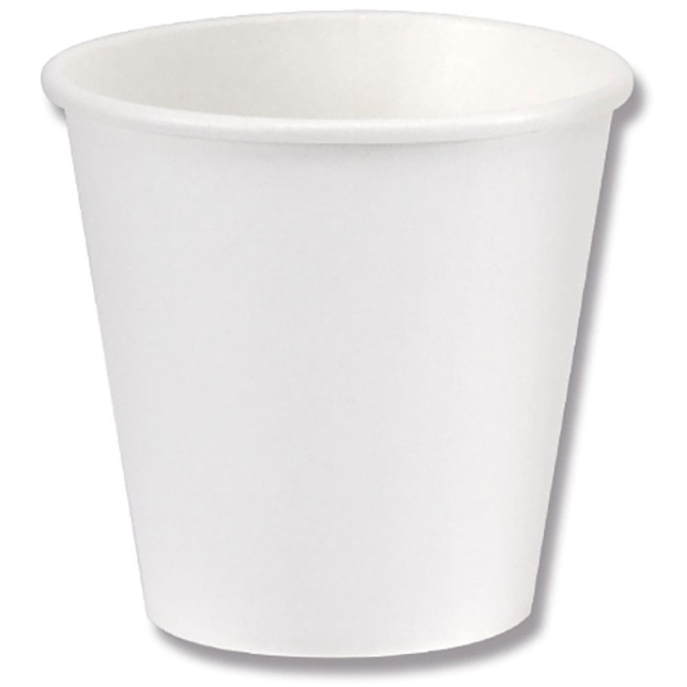 ＨＥＩＫＯ　Ｓ．Ｔ．ペーパーカップ　エコノミータイプ　３オンス　口径５８ｍｍ　ホワイト　１００個入＿