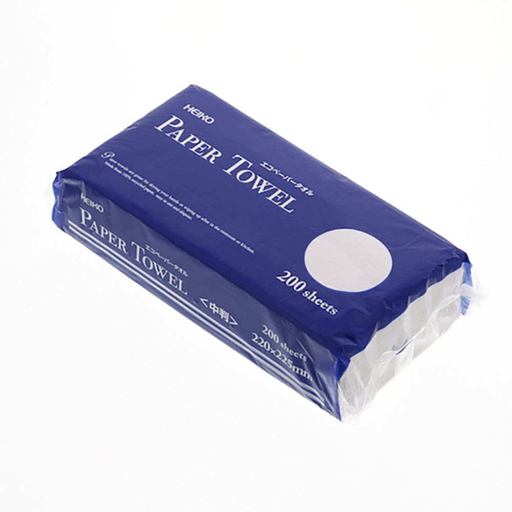 ＨＥＩＫＯ　エコペーパータオル　シングル　中判　２００枚入り　４７２２００１＿