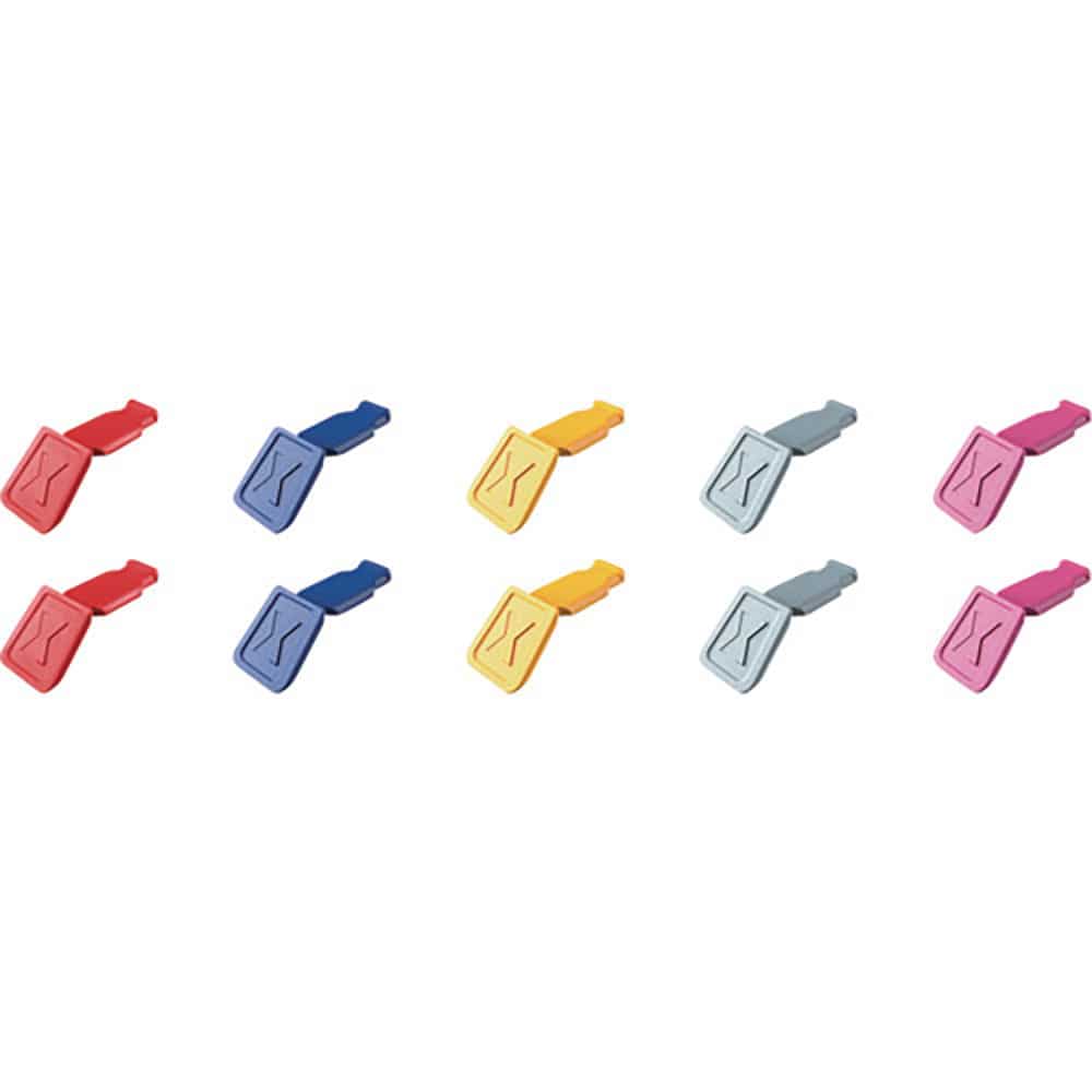 ＫＮＩＰＥＸ　カラーコードクリップ　カラーミックスＶ０１（５色Ｘ各２ピース）　００６１－１０ＣＶ０＿