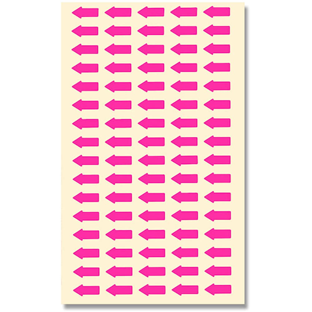 ＨＥＩＫＯ　タックラベル　矢印　Ｎｏ．６３９　蛍光ピンク　６×１３　１６０枚入り　７０６２１２３＿