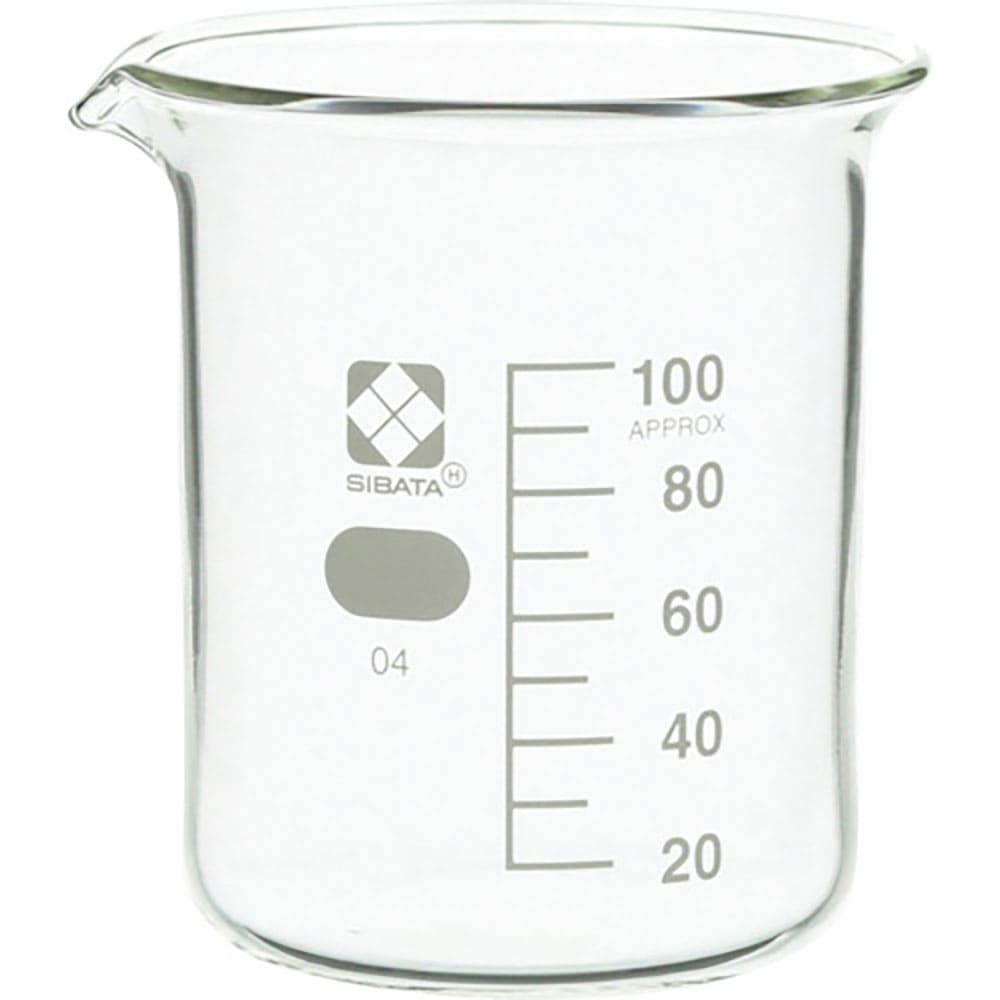 ＳＩＢＡＴＡ　ビーカー　目安目盛付　１００ｍＬ　　０１００２０－１００Ａ＿