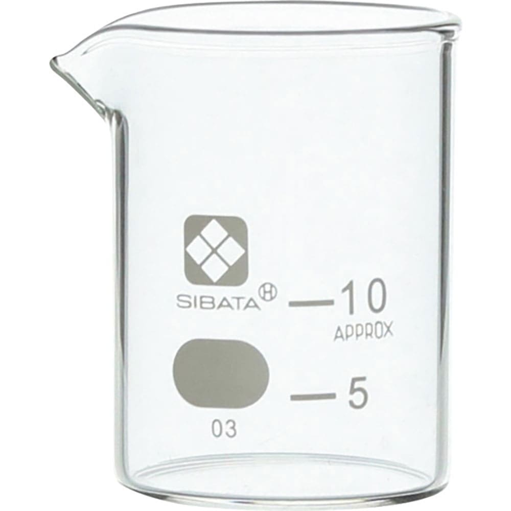 ＳＩＢＡＴＡ　ビーカー　目安目盛付　１０ｍＬ　　０１００２０－１０Ａ＿