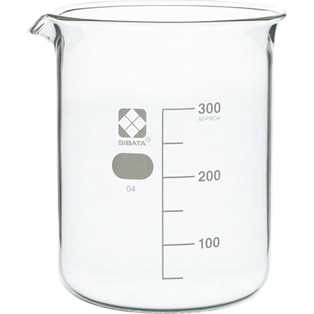 ＳＩＢＡＴＡ　ビーカー　目安目盛付　３００ｍＬ　　０１００２０－３００Ａ＿