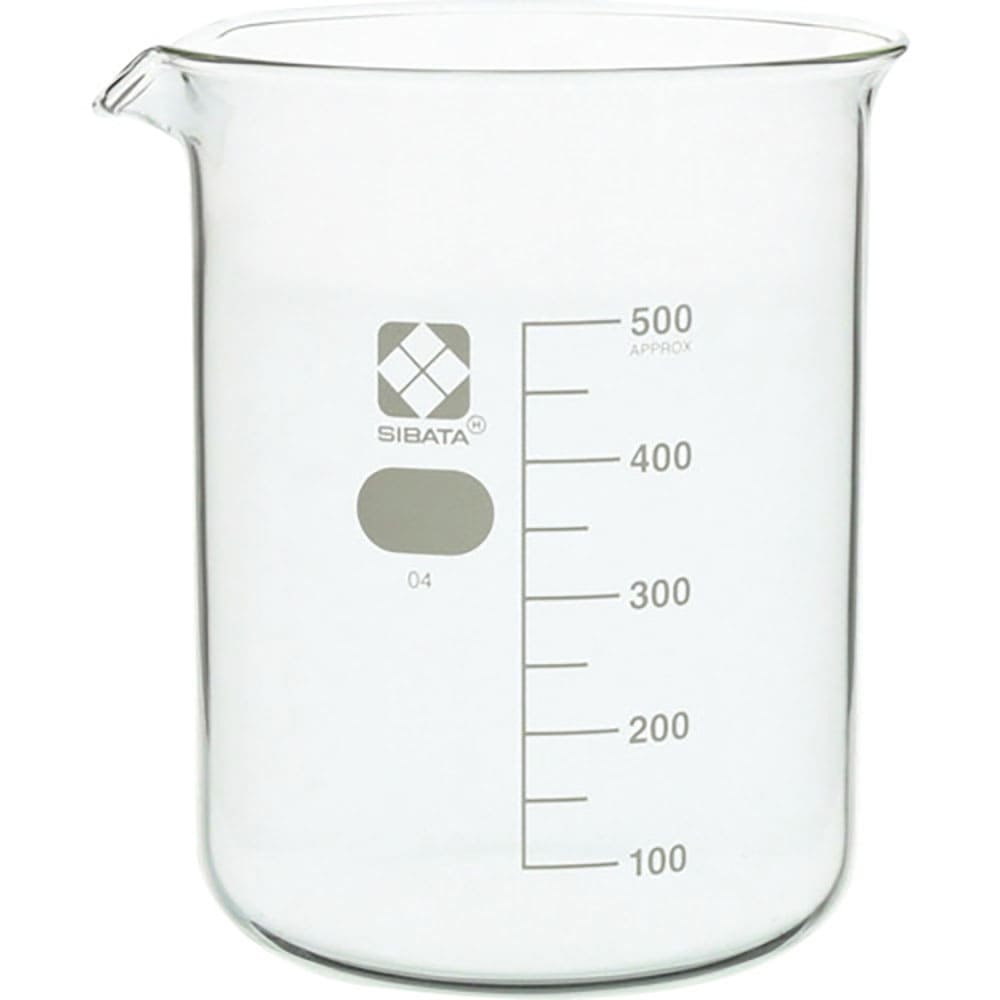 ＳＩＢＡＴＡ　ビーカー　目安目盛付　５００ｍＬ　　０１００２０－５００Ａ＿