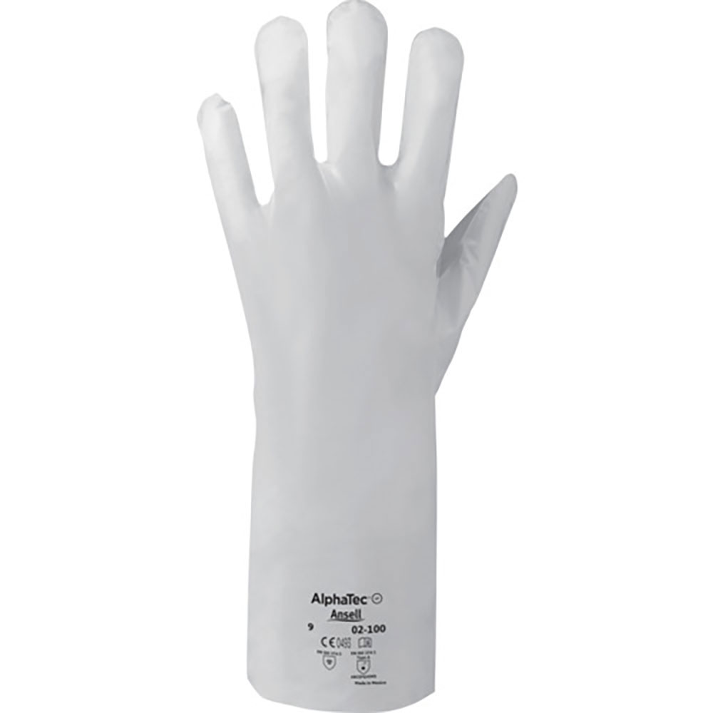Ａｎｓｅｌｌ　耐溶剤作業手袋　アルファテック　０２－１００　ＸＬ　０２－１００－１０＿