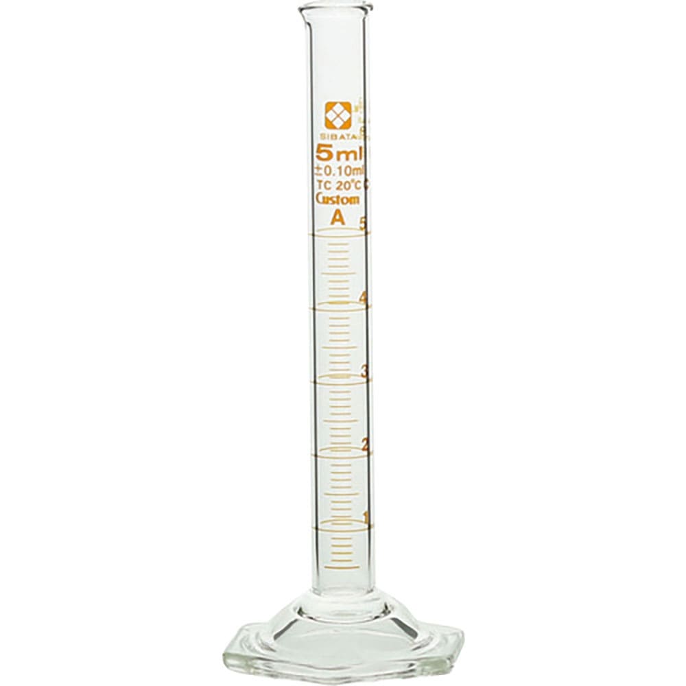 ＳＩＢＡＴＡ　メスシリンダー　カスタムＡ　５ｍＬ　０２６５００－５＿