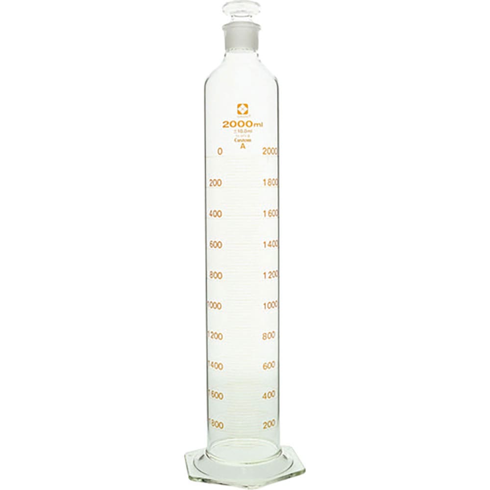 ＳＩＢＡＴＡ　有栓メスシリンダー　カスタムＡ　２０００ｍＬ　０２６５８０－２０００１＿