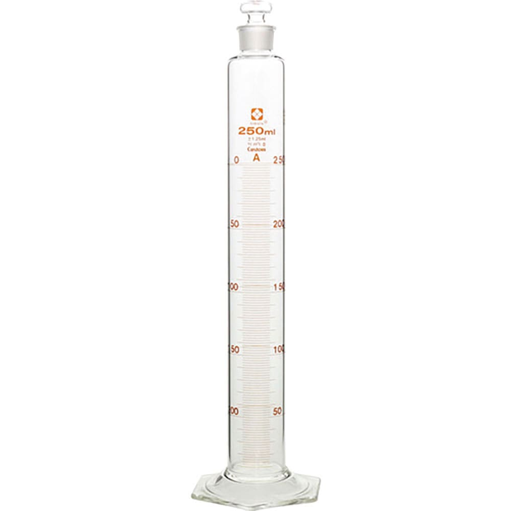 ＳＩＢＡＴＡ　有栓メスシリンダー　カスタムＡ　２５０ｍＬ　０２６５８０－２５０＿