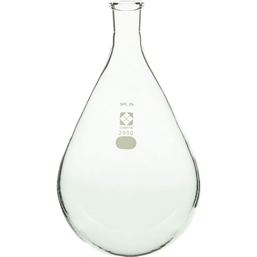 ＳＩＢＡＴＡ　ＳＰＣなす形フラスコ　ＳＰＣ－２９　エバポレーター用　２０００ｍＬ　０３０１２０－０＿