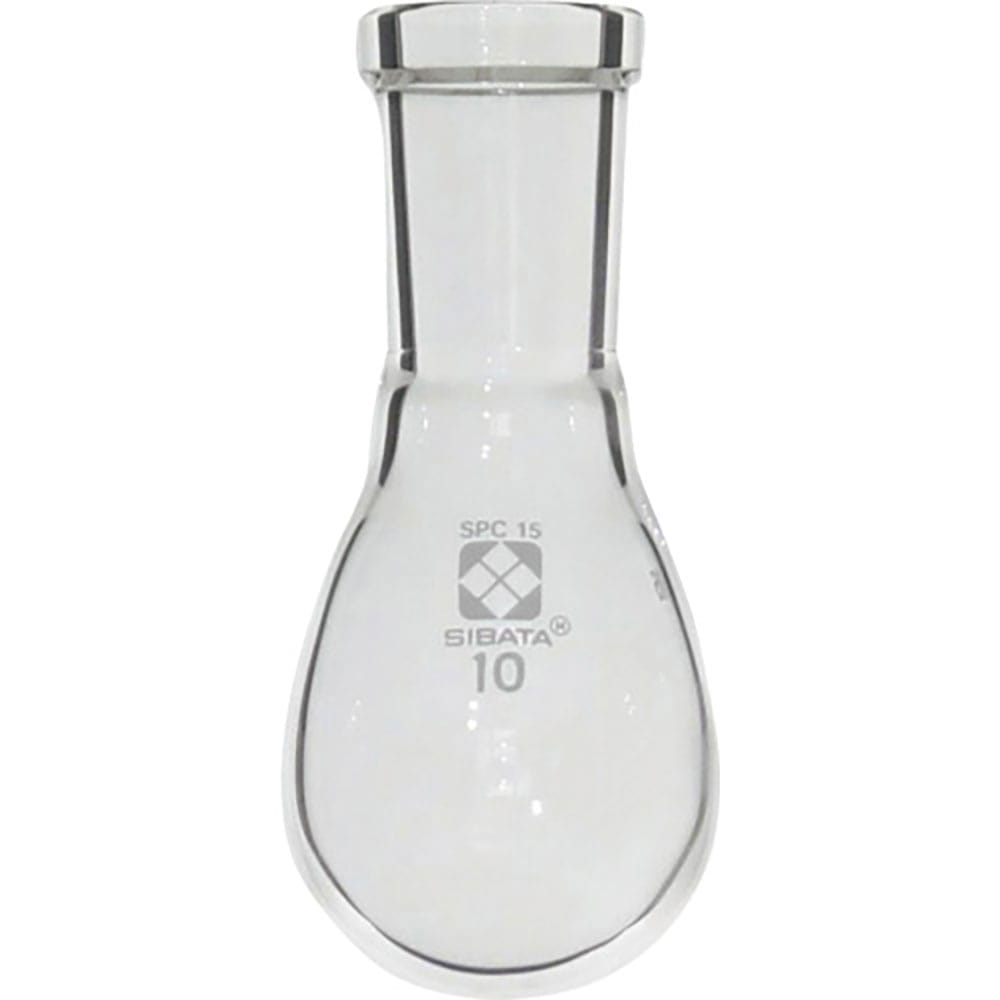 ＳＩＢＡＴＡ　ＳＰＣなす形フラスコ　ＳＰＣ－１５　１０ｍＬ　０３０１２０－１５１０＿