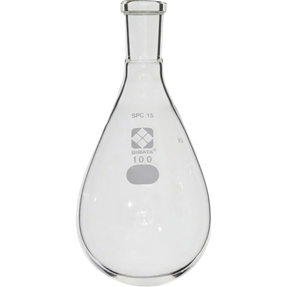 ＳＩＢＡＴＡ　ＳＰＣなす形フラスコ　ＳＰＣ－１５　１００ｍＬ　０３０１２０－１５１００＿