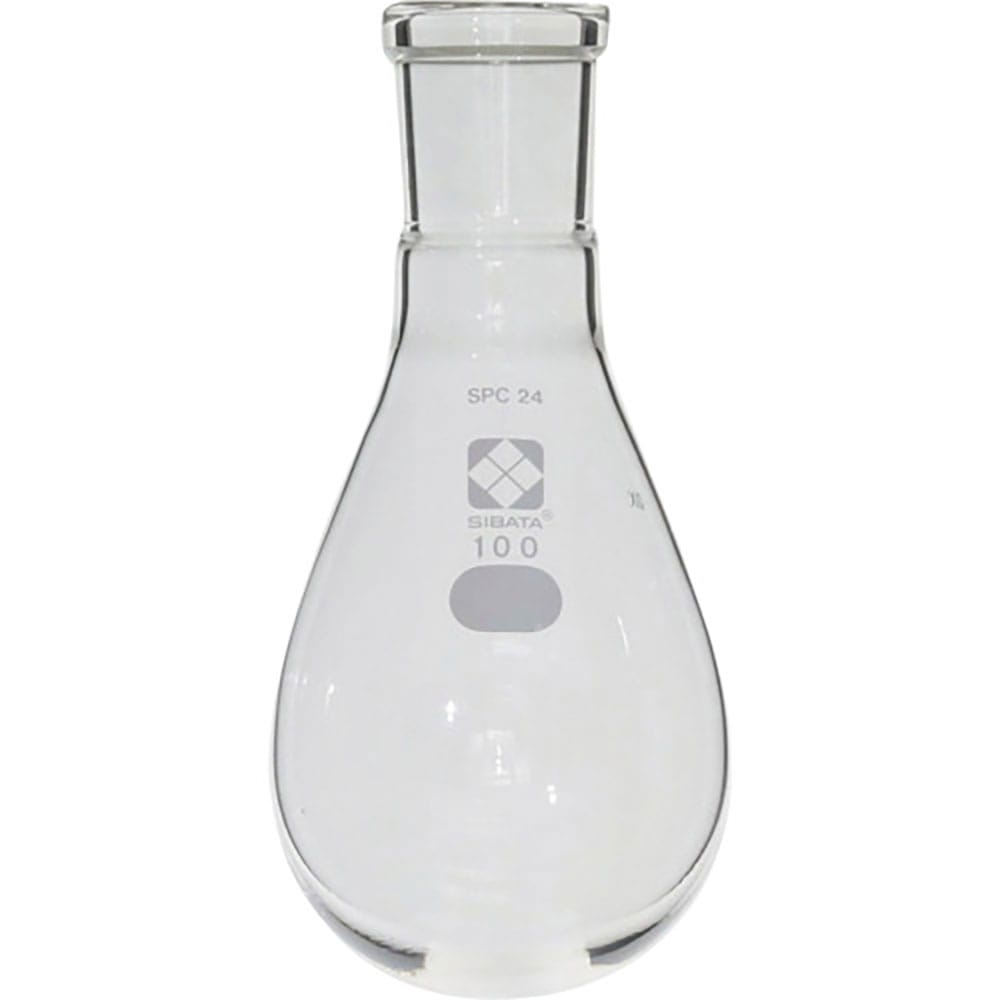 ＳＩＢＡＴＡ　ＳＰＣなす形フラスコ　ＳＰＣ－２４　１００ｍＬ　０３０１２０－２４１００＿