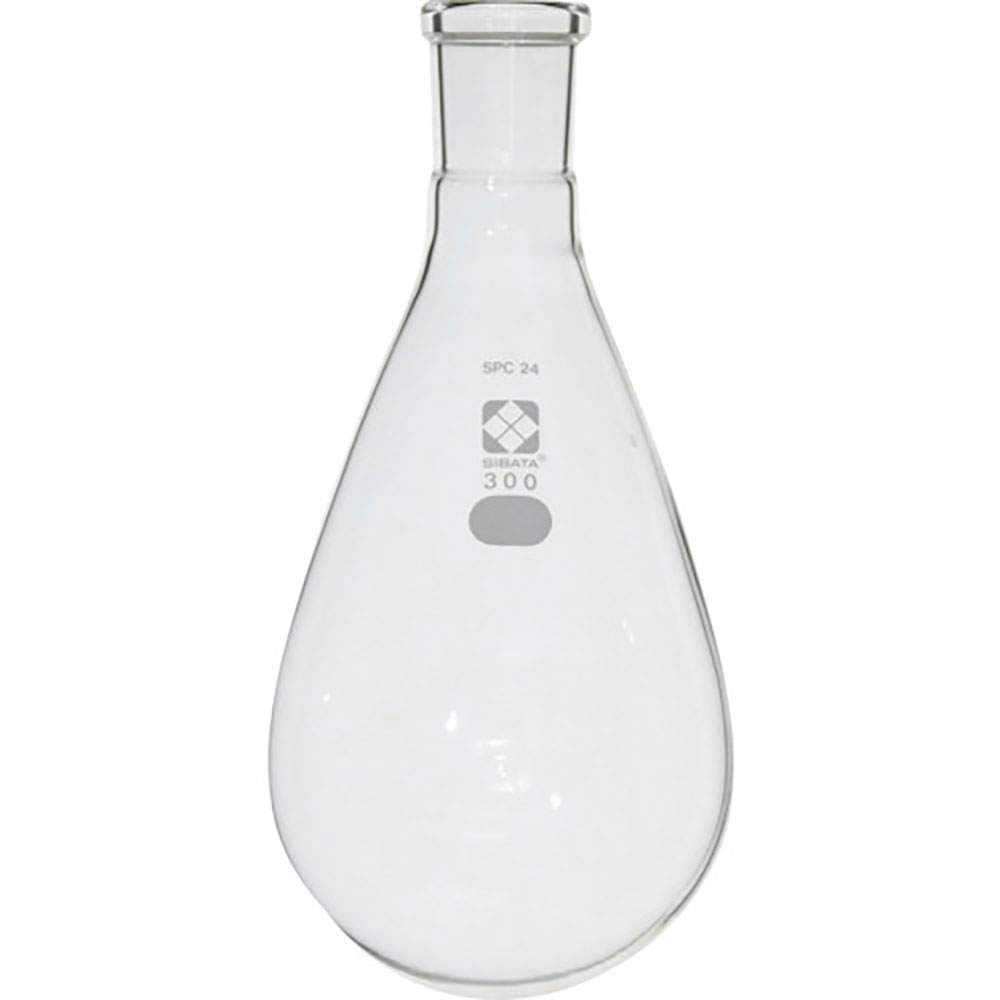 ＳＩＢＡＴＡ　ＳＰＣなす形フラスコ　ＳＰＣ－２４　３００ｍＬ　０３０１２０－２４３００＿