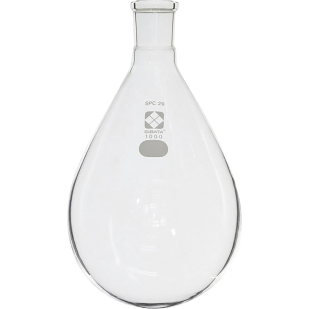 ＳＩＢＡＴＡ　ＳＰＣなす形フラスコ　ＳＰＣ－２９　１０００ｍＬ　０３０１２０－２９１＿