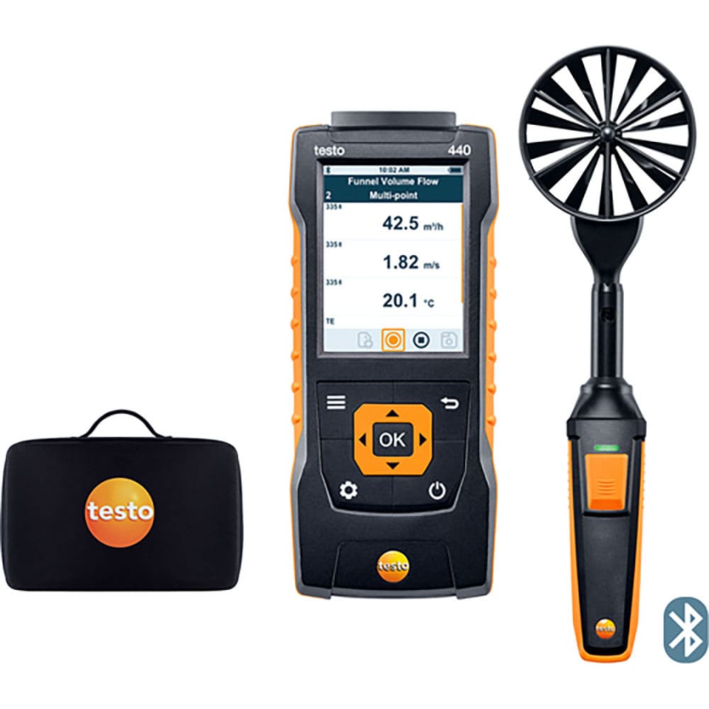 ＴＥＳＴＯ　ベーン式風速計　ｔｅｓｔｏ　４４０　１００ｍｍベーン式風速プローブセット　０５６３　４＿