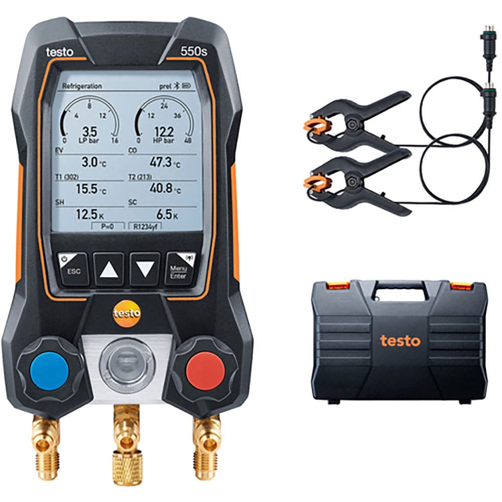 ＴＥＳＴＯ　デジタルマニホールド　ｔｅｓｔｏ　５５０ｓ　ベーシックセット　０５６４　５５０１　５５＿