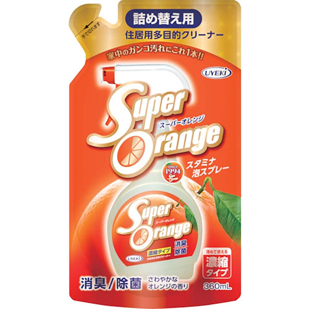 ＵＹＥＫＩ　スーパーオレンジ消臭・除菌泡タイプ詰め替え用３６０ｍＬ　５８２１７＿