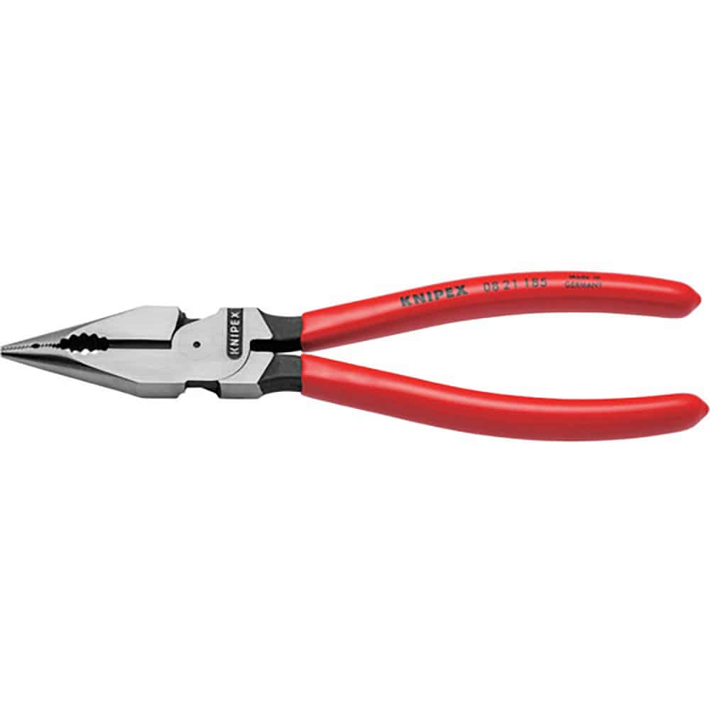 ＫＮＩＰＥＸ　ニードルノーズペンチ　１８５ｍｍ　プラスチックハンドル　８２１１８５＿