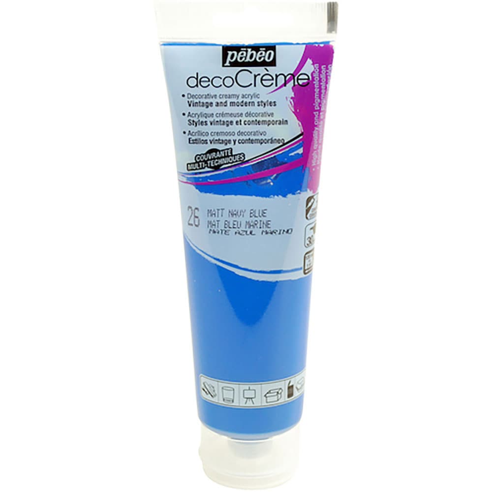Ｐｅｂｅｏ　デコクリーム　１２０ｍｌマット　ネイビーブルー　８９０２６＿