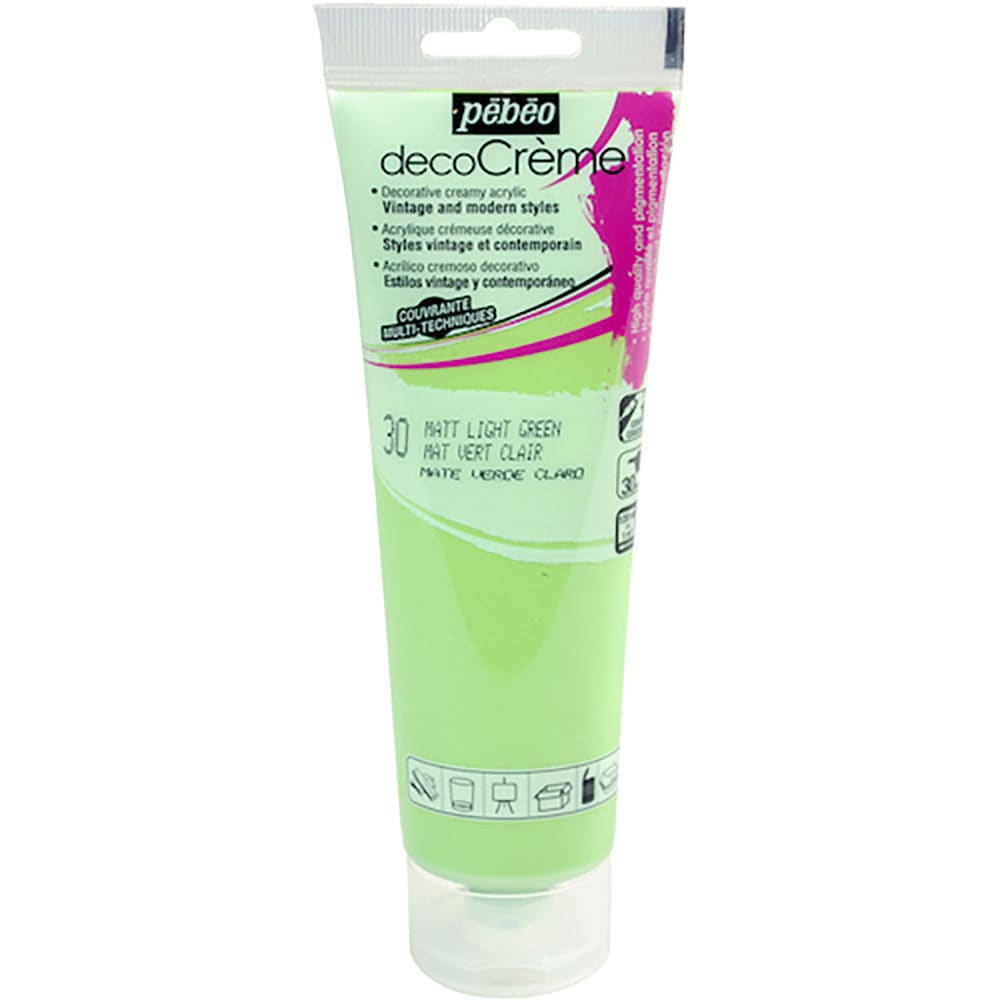 Ｐｅｂｅｏ　デコクリーム　１２０ｍｌマット　ライトグリーン　８９０３０＿