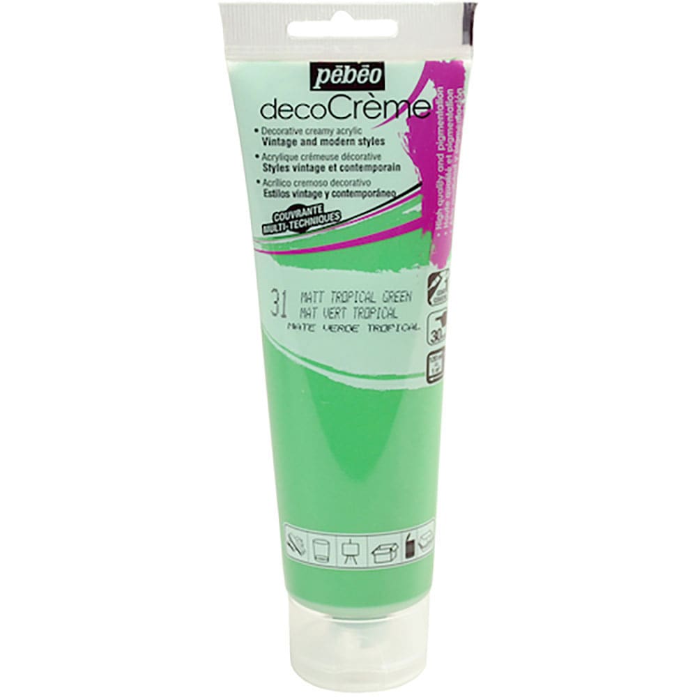 Ｐｅｂｅｏ　デコクリーム　１２０ｍｌマット　トロピカルグリーン　８９０３１＿