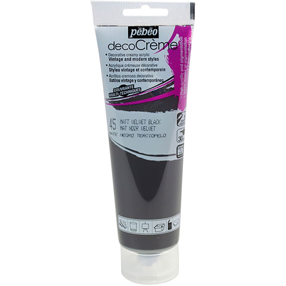 Ｐｅｂｅｏ　デコクリーム　１２０ｍｌマット　ベルベットブラック　８９０４５＿