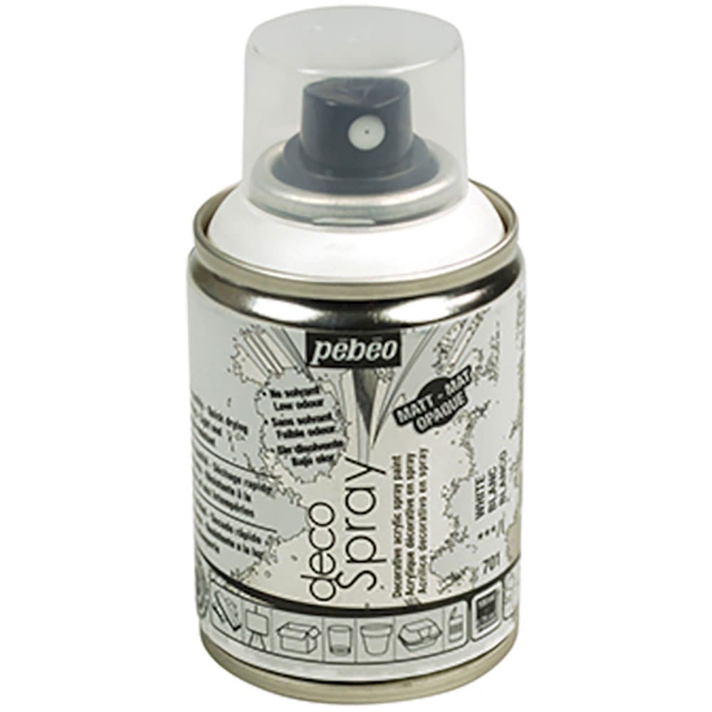 Ｐｅｂｅｏ　デコスプレー　１００ｍｌ　マット色　ホワイト　９３７０１＿