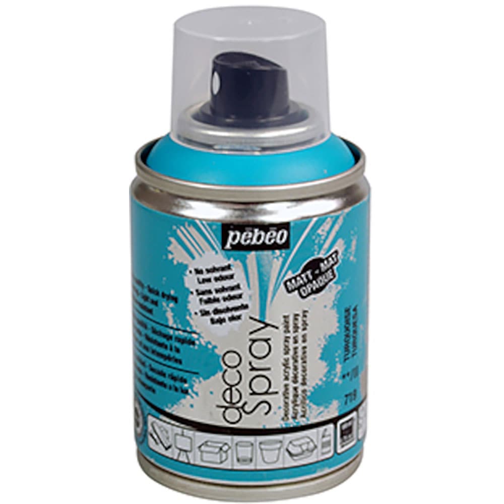Ｐｅｂｅｏ　デコスプレー　１００ｍｌ　マット色　ターコイズ　９３７１９＿