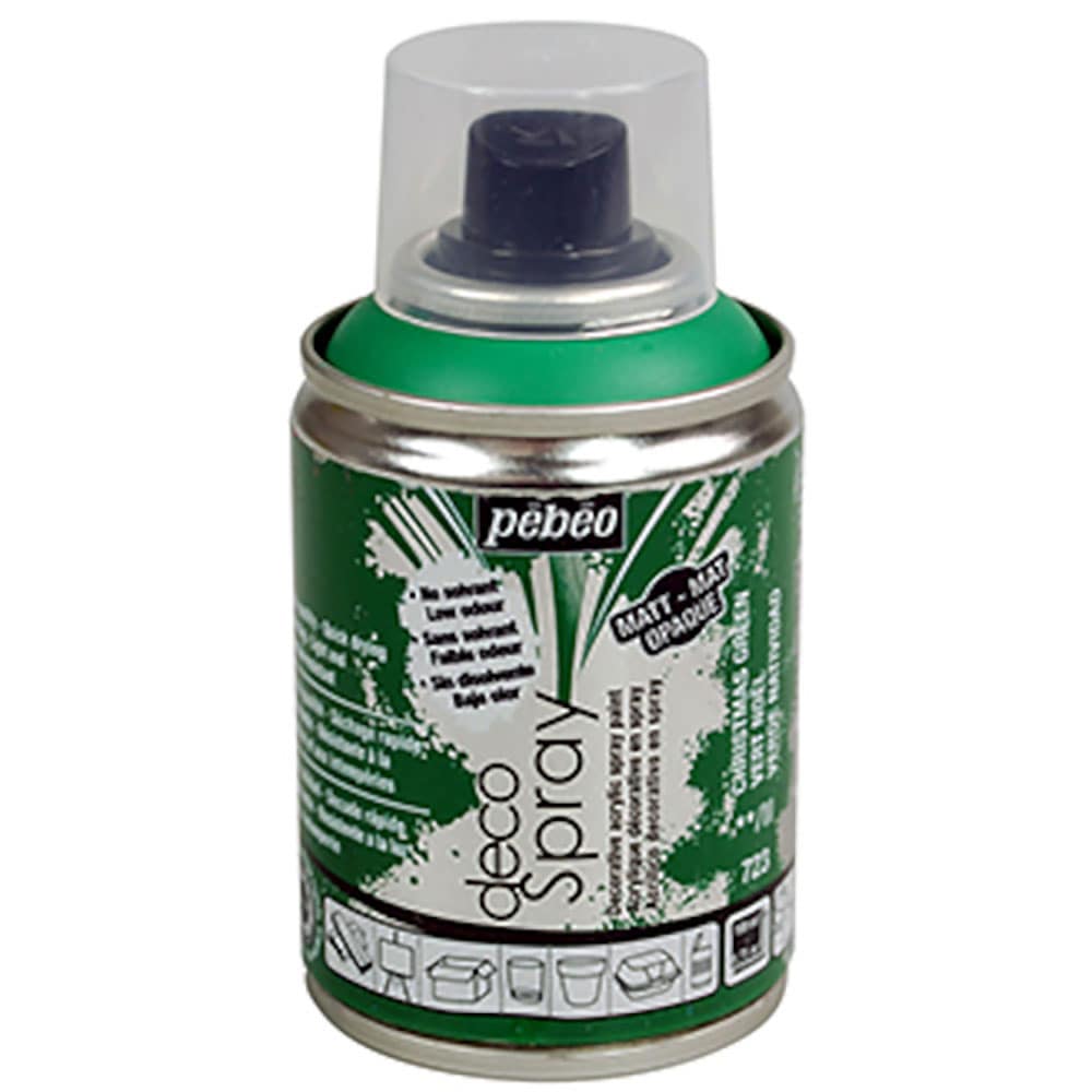 Ｐｅｂｅｏ　デコスプレー　１００ｍｌ　マット色　クリスマスグリーン　９３７２３＿