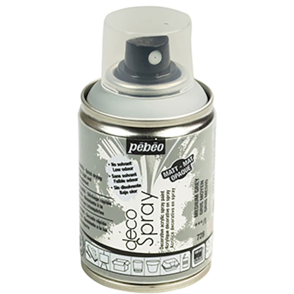 Ｐｅｂｅｏ　デコスプレー　１００ｍｌ　マット色　ミディアムグレイ　９３７２８＿