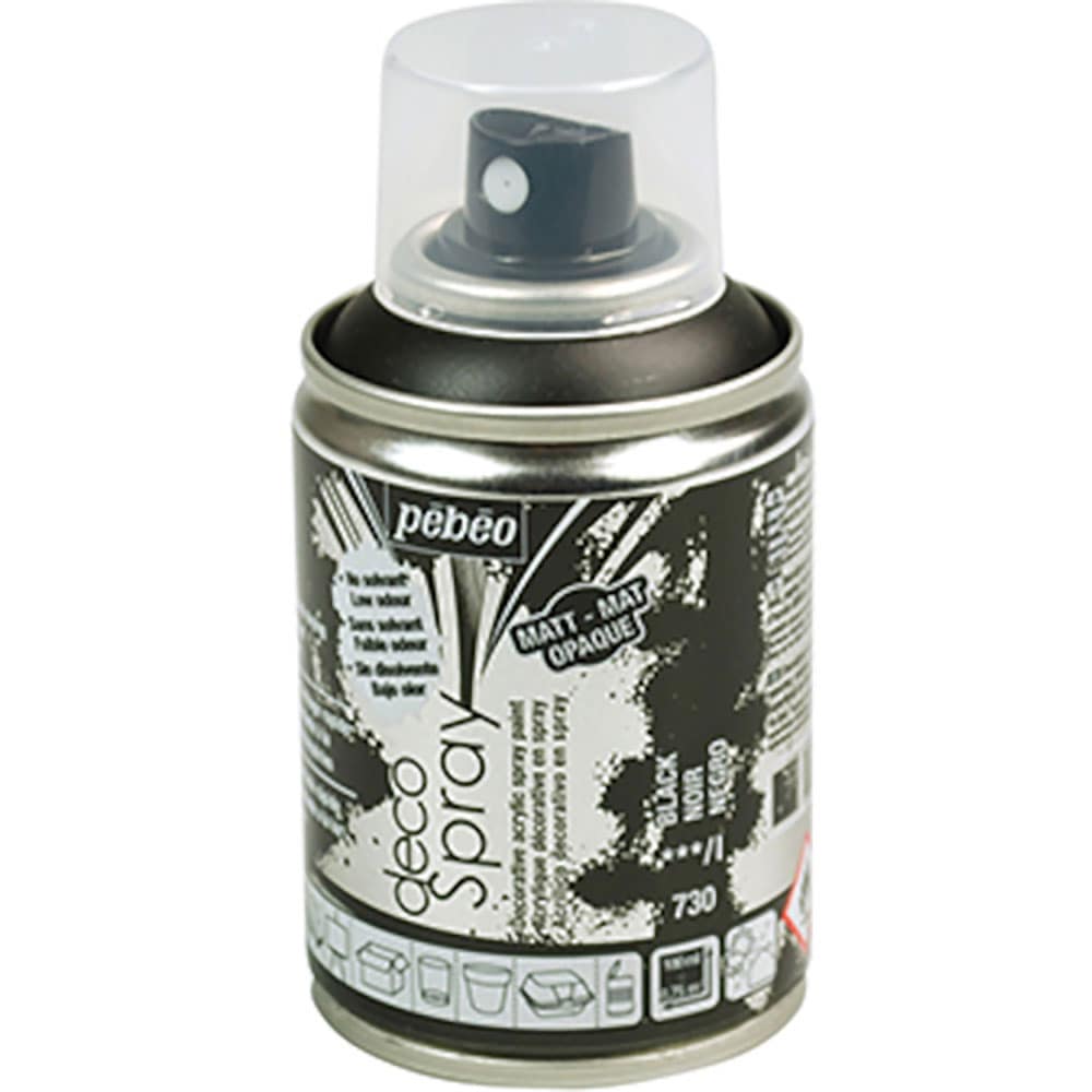 Ｐｅｂｅｏ　デコスプレー　１００ｍｌ　マット色　ブラック　９３７３０＿