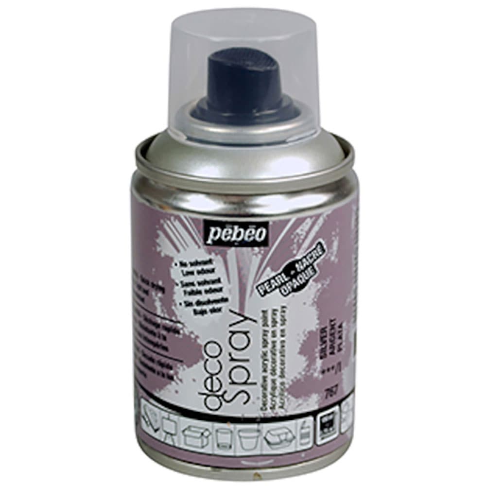 Ｐｅｂｅｏ　デコスプレー　１００ｍｌ　マット色　パール色　シルバー　９３７６７＿