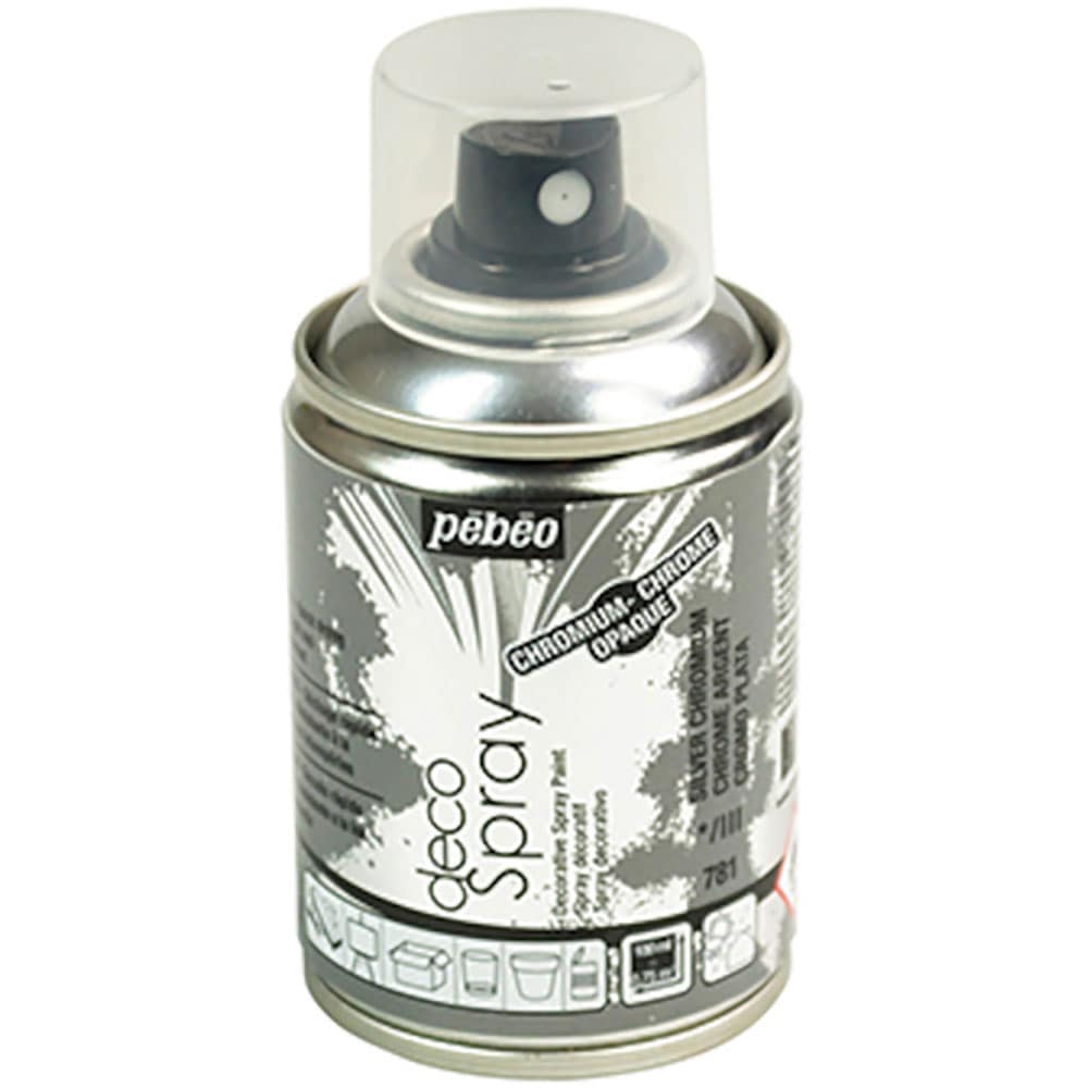 Ｐｅｂｅｏ　デコスプレー　１００ｍｌクロム色　クロムシルバー　９３７８１＿