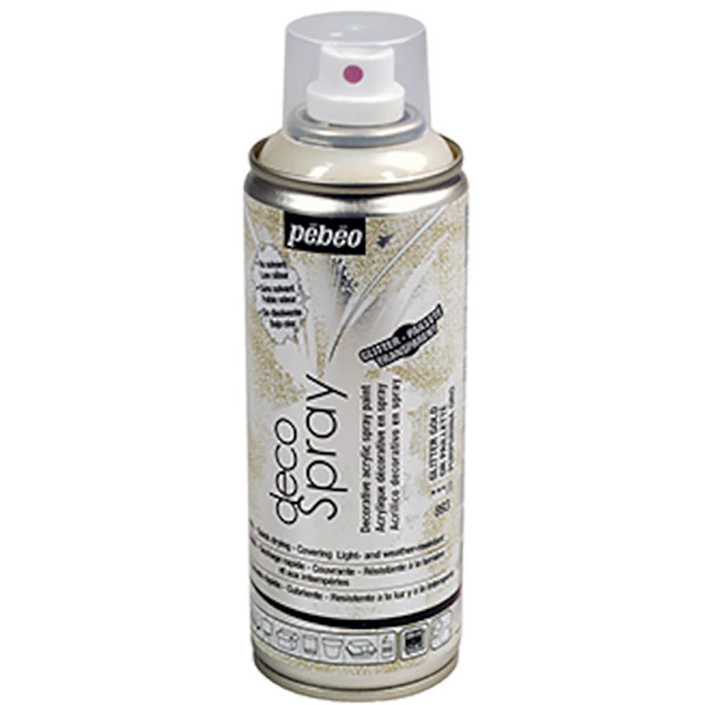 Ｐｅｂｅｏ　デコスプレー　２００ｍｌグリッター色　ゴールドグリッター　９３８９３＿