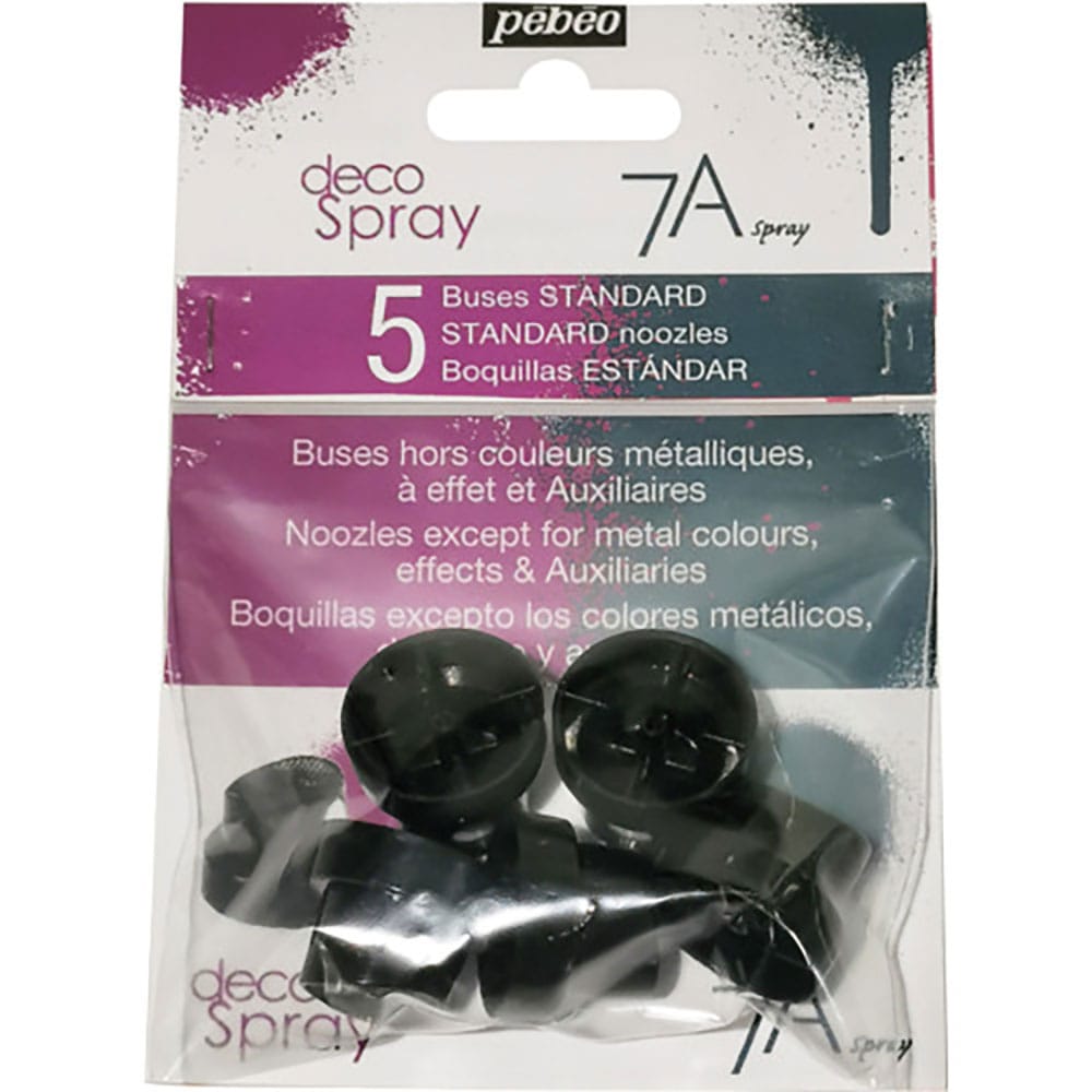 Ｐｅｂｅｏ　デコスプレー＆７Ａスプレー兼用　替えノズル　スタンダード５個入り　９４０２１＿
